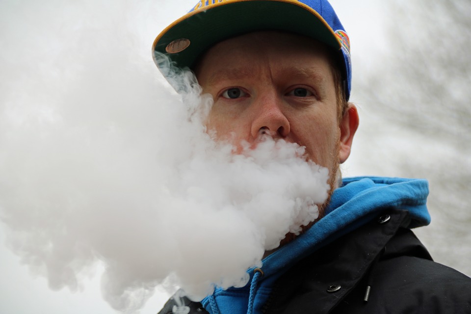 man smoking